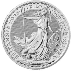 Britannia Król Karol 1 kg srebra 2024 - 10 dni