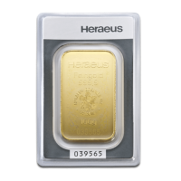 Sztabka złota 100g Heraeus/Argor-Heraeus, LBMA - 10 dni