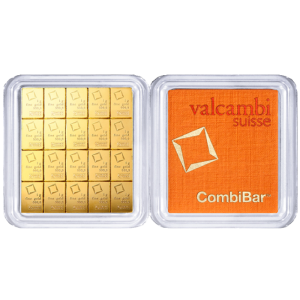 Sztabka złota CombiBar 20 x 1g Valcambi, LBMA - 10 dni